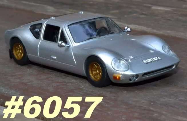 Melkus RS1000 gullwing Sports Coupe 1972 silver 1/43 IST/IXO NEW+boxed #6057 instant wheels