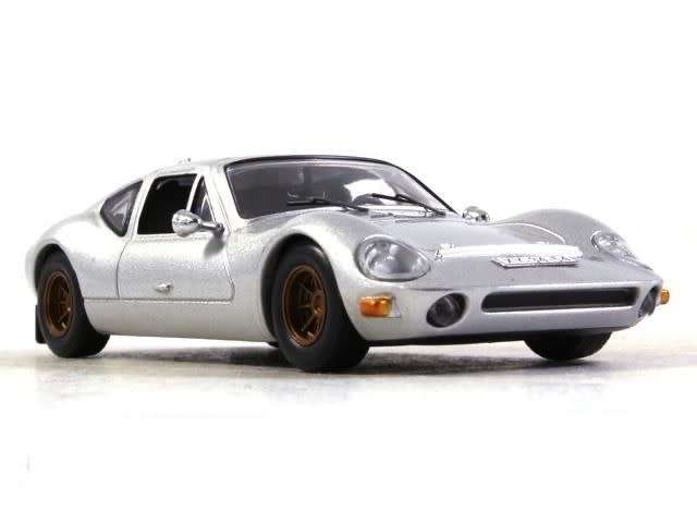 Melkus RS1000 gullwing Sports Coupe 1972 silver 1/43 IST/IXO NEW+boxed #6057 instant wheels