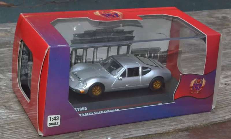 Melkus RS1000 gullwing Sports Coupe 1972 silver 1/43 IST/IXO NEW+boxed #6057 instant wheels