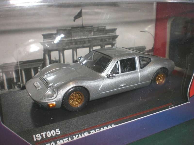 Melkus RS1000 gullwing Sports Coupe 1972 silver 1/43 IST/IXO NEW+boxed #6057 instant wheels