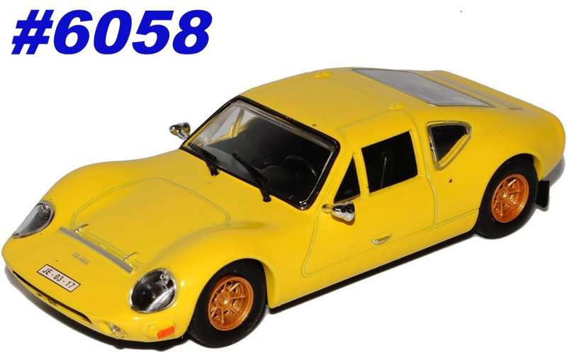 Melkus RS1000 gullwing Sports Coupe 1972 yellow 1/43 Atlas NEW+blistered #6058 instant wheels
