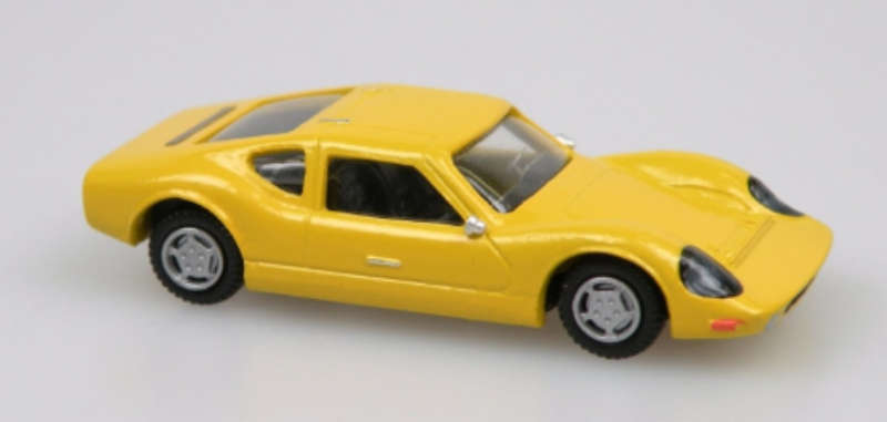 Melkus RS1000 gullwing Sports Coupe 1972 yellow 1/43 Atlas NEW+blistered #6058 instant wheels