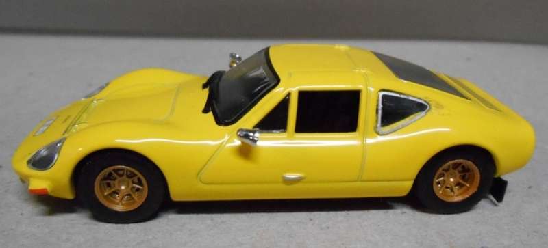 Melkus RS1000 gullwing Sports Coupe 1972 yellow 1/43 Atlas NEW+blistered #6058 instant wheels