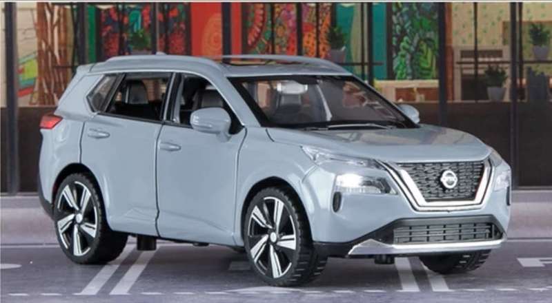 Nissan X-Trail SUV 2023 light grey 1/32 Sinomodel Hojoy NEW+safety-boxed #3214 instant wheels