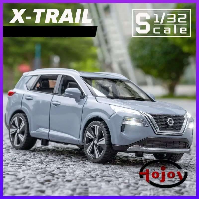 Nissan X-Trail SUV 2023 light grey 1/32 Sinomodel Hojoy NEW+safety-boxed #3214 instant wheels