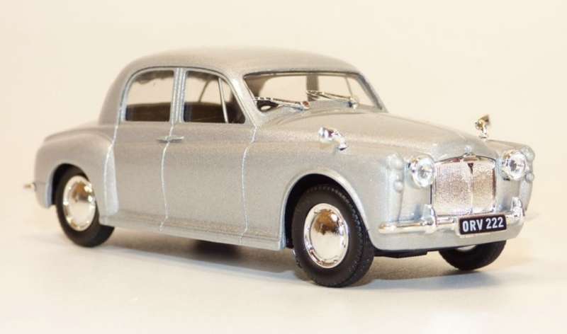 Rover 90 Saloon 1956 silver 1/43 Cararama-OxfordDiecast NEW+boxed #6061 instant wheels