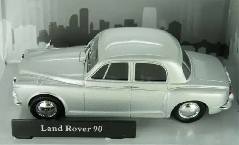Rover 90 Saloon 1956 silver 1/43 Cararama-OxfordDiecast NEW+boxed #6061 instant wheels