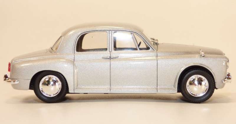 Rover 90 Saloon 1956 silver 1/43 Cararama-OxfordDiecast NEW+boxed #6061 instant wheels