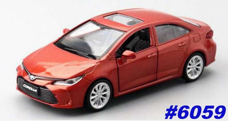 Toyota Corolla Hybrid 2020 red-metallic 1/43 JKMmodel NEW+boxed #6059 instant wheels