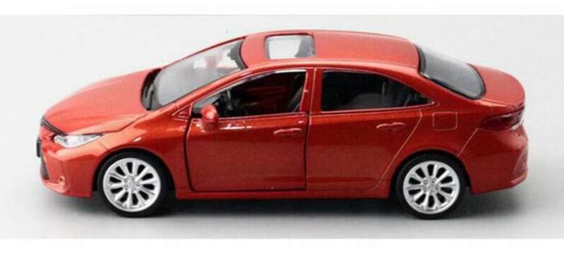 Toyota Corolla Hybrid 2020 red-metallic 1/43 JKMmodel NEW+boxed #6059 instant wheels