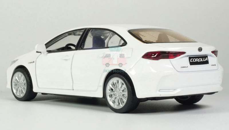 Toyota Corolla Hybrid 2020 white 1/43 JKMmodel NEW+boxed #6060 instant wheels