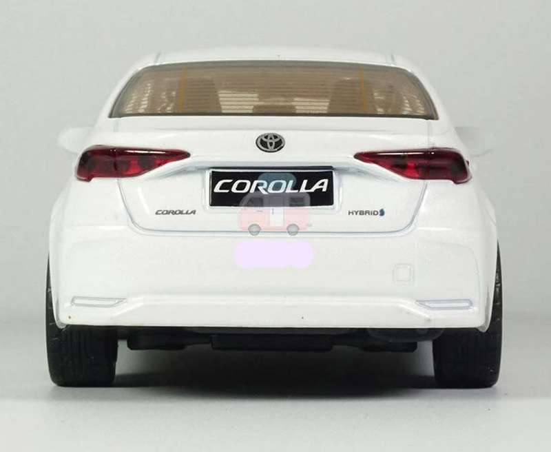 Toyota Corolla Hybrid 2020 white 1/43 JKMmodel NEW+boxed #6060 instant wheels