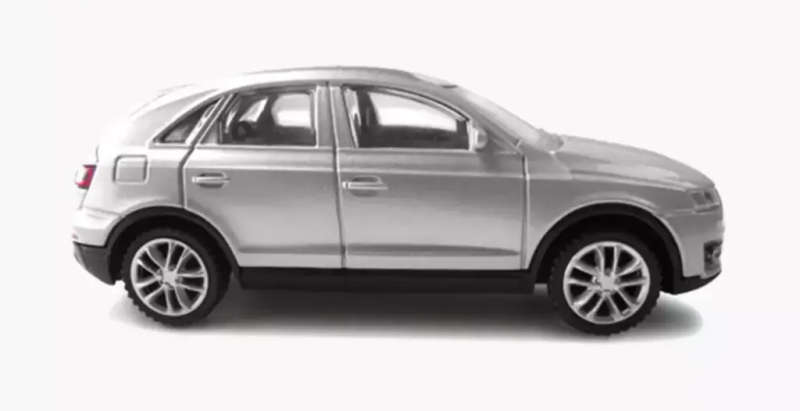 Audi Q3 2018 Florett-silver 1/43 Rastar NEW+boxed #6066 instant wheels