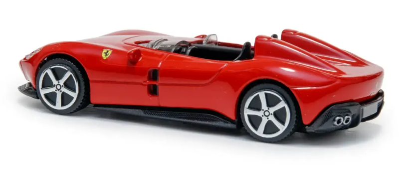 Ferrari Monza SP2 2018 Rosso Corsa Red 1/43 Bburago NEW+boxed #6067 instant wheels