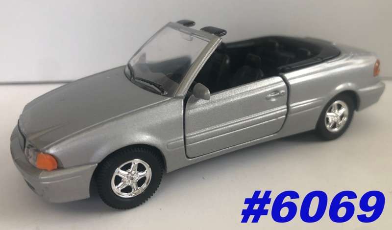 Volvo C70 (op.) Cabriolet 1990 silver 1/43 BRIO Junior.Driver NEW+boxed #6069 instant wheels