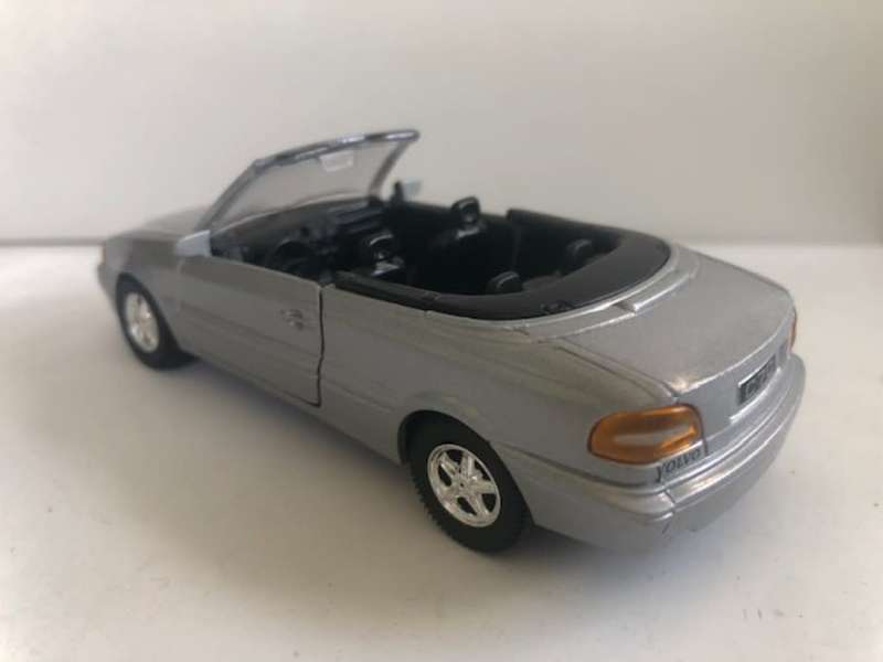Volvo C70 (op.) Cabriolet 1990 silver 1/43 BRIO Junior.Driver NEW+boxed #6069 instant wheels