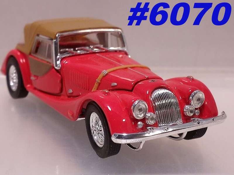 Morgan plus 8 closed Convertible 1980 red 1/43 Hongwell/Cararama NEW+boxed #6070 instant wheels