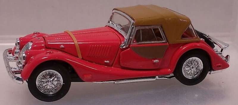 Morgan plus 8 closed Convertible 1980 red 1/43 Hongwell/Cararama NEW+boxed #6070 instant wheels