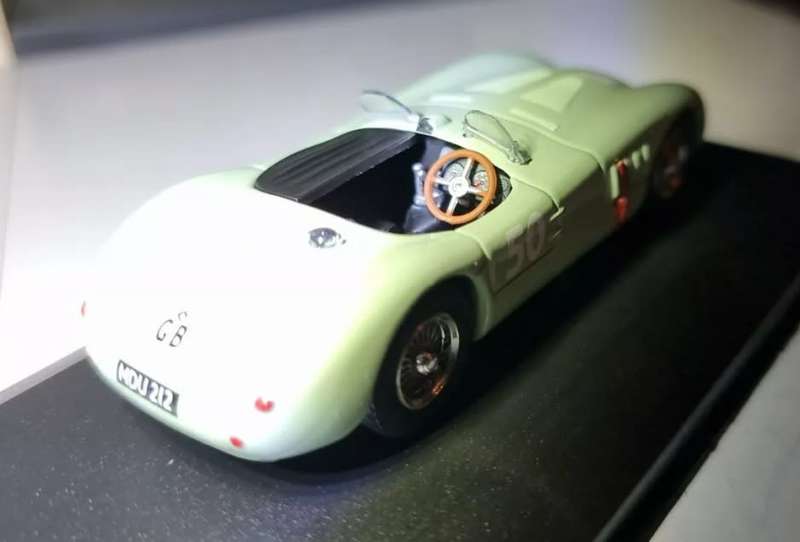 Jaguar C Type 1952 lt.green #50 French GP 1/43 Atlas NEW+boxed #6071 instant wheels