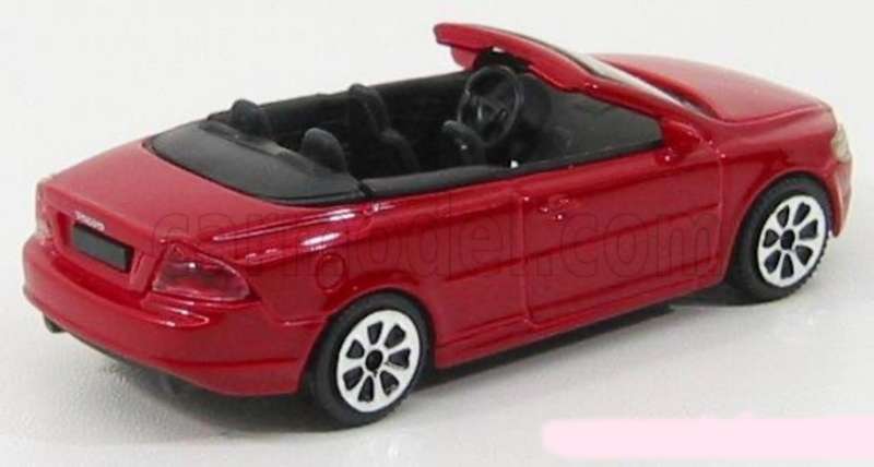 Volvo C70 open Cabriolet 2006 red 1/43 Bburago NEW+boxed #6072 instant wheels
