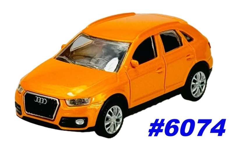 Audi Q3 2018 orange-metallic 1/43 Rastar NEW+boxed #6074 instant wheels