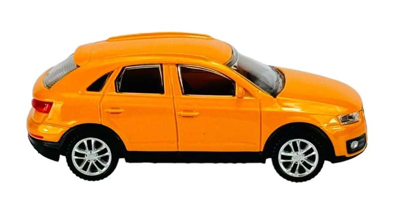 Audi Q3 2018 orange-metallic 1/43 Rastar NEW+boxed #6074 instant wheels