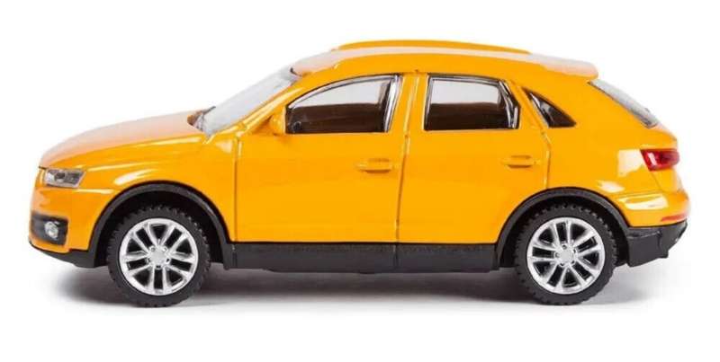 Audi Q3 2018 orange-metallic 1/43 Rastar NEW+boxed #6074 instant wheels