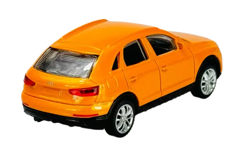Audi Q3 2018 orange-metallic 1/43 Rastar NEW+boxed #6074 instant wheels