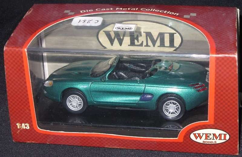 Ford Mustang Mach III convertible 1994 green-met 1/43 WEMI models NEW+boxed #6077 instant wheels