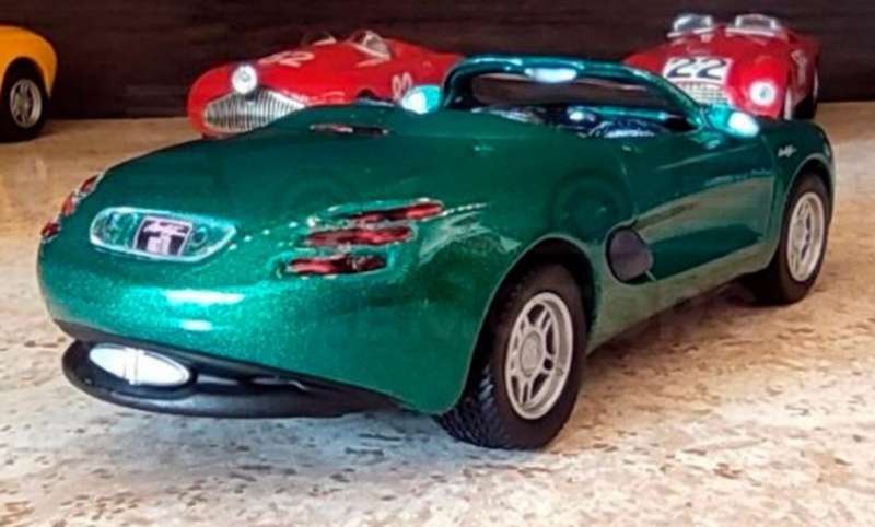 Ford Mustang Mach III convertible 1994 green-met 1/43 WEMI models NEW+boxed #6077 instant wheels