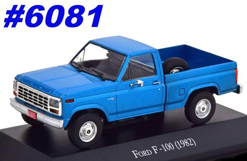 Ford F-100 Pick-up 1982 blue-metallic 1/43 IXO-Salvat NEWinBlister #6081 instant wheels