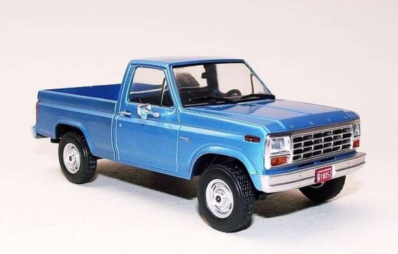 Ford F-100 Pick-up 1982 blue-metallic 1/43 IXO-Salvat NEWinBlister #6081 instant wheels