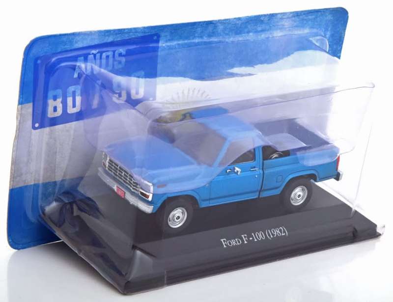 Ford F-100 Pick-up 1982 blue-metallic 1/43 IXO-Salvat NEWinBlister #6081 instant wheels