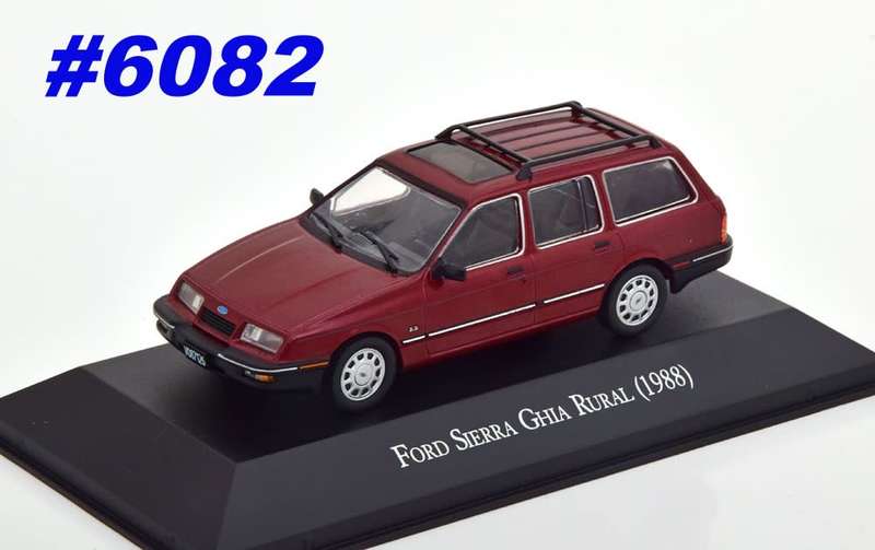 Ford Sierra Ghia Rural Estate 1988 dark red-met 1/43 IXO-Salvat NEWinBlister #6082 instant wheels
