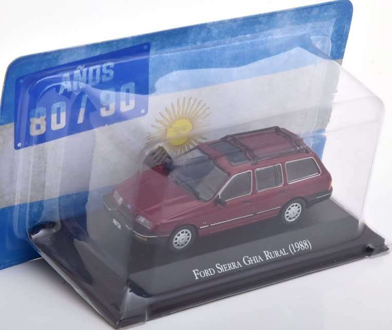 Ford Sierra Ghia Rural Estate 1988 dark red-met 1/43 IXO-Salvat NEWinBlister #6082 instant wheels