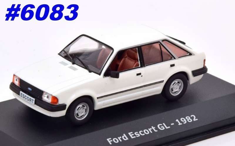Ford Escort GL Mk.III 1982 white 1/43 IX0 NEW+boxed #6083 instant wheels