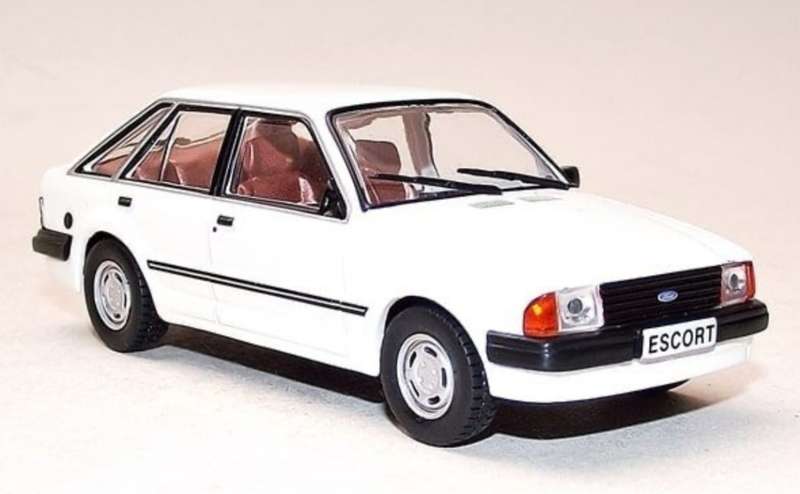 Ford Escort GL Mk.III 1982 white 1/43 IX0 NEW+boxed #6083 instant wheels