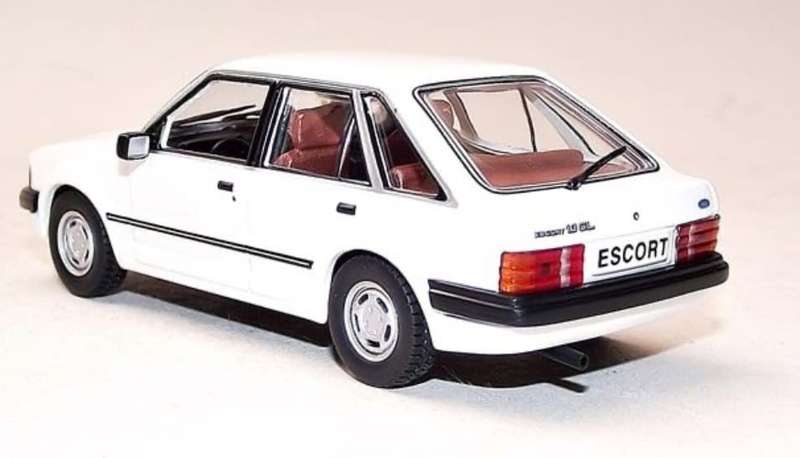 Ford Escort GL Mk.III 1982 white 1/43 IX0 NEW+boxed #6083 instant wheels