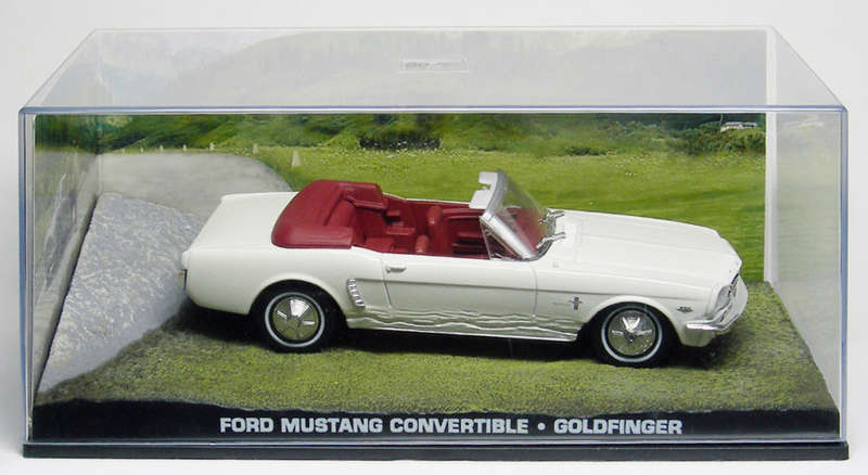 Ford Mustang Convertible 1964 (007/JBond) white 1/43 Atlas NEW+boxed #6085 instant wheels