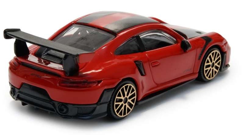 Porsche 911 GT2 RS 2018 red/black 1/43 Bburago NEW+boxed  #6086 instant wheels