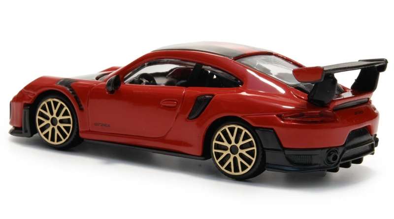 Porsche 911 GT2 RS 2018 red/black 1/43 Bburago NEW+boxed  #6086 instant wheels