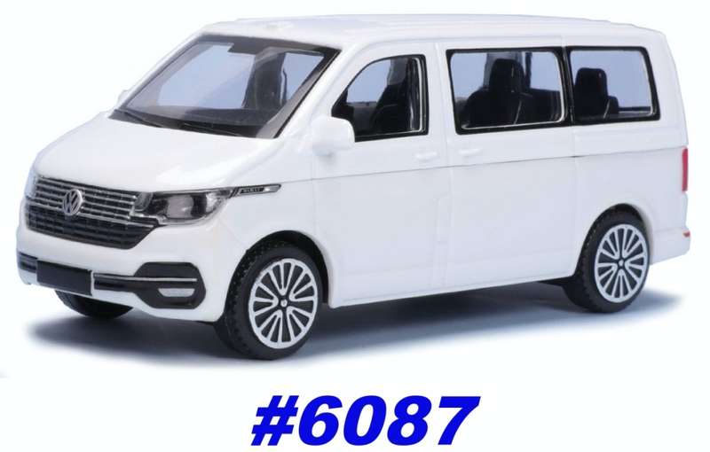 Volkswagen T6.1 Bus 2020 white 1/43 Bburago NEW+boxed #6087 instant wheels