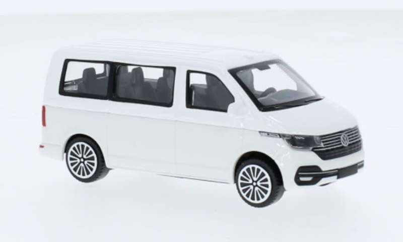 Volkswagen T6.1 Bus 2020 white 1/43 Bburago NEW+boxed #6087 instant wheels