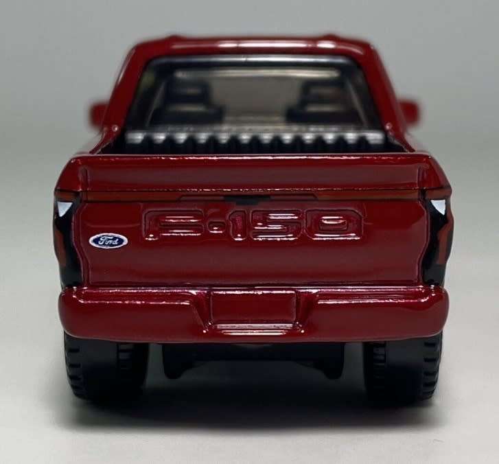 Ford F-150 Lightning dbl.cab Pick-up 2022 dk.red-met 1/43 Bburago NEW+boxed  #6088 instant wheels