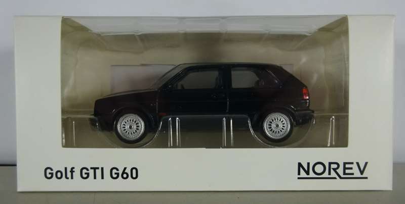 Volkswagen Golf II GTI (G60) 1990 black 1/43 Norev NEW+boxed #6089 instant wheels