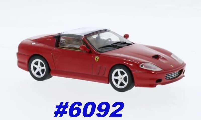 Ferrari 575 Superamerica 2005 red 1/43 IXO/Altaya NEW+boxed #6092 instant wheels