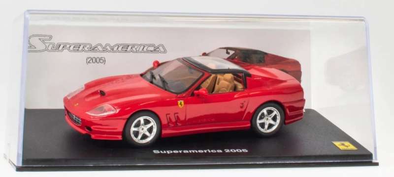 Ferrari 575 Superamerica 2005 red 1/43 IXO/Altaya NEW+boxed #6092 instant wheels