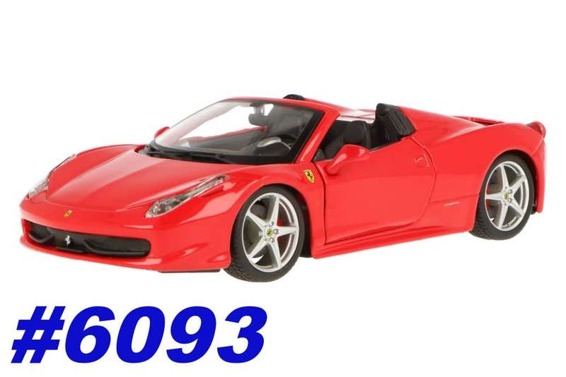 Ferrari 458 Spider 2011 red  1/43 IXO/Altaya NEW+boxed #6093 instant wheels