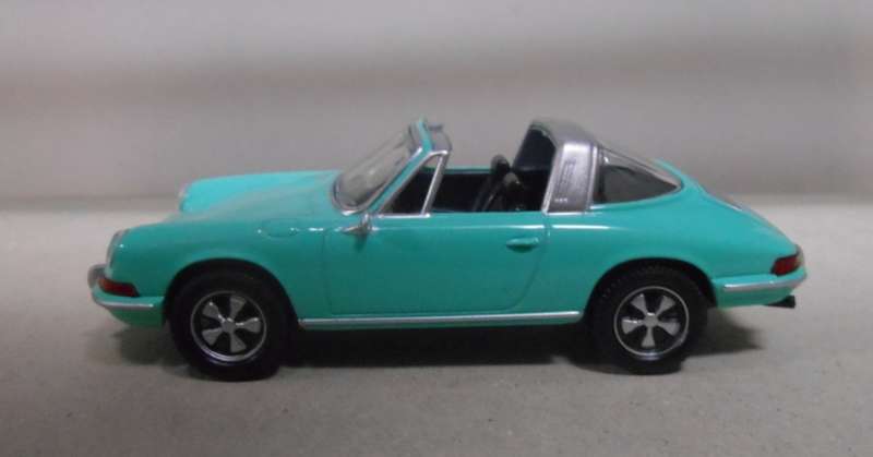 Porsche 911 Targa 1960 mintgreen 1/43 Norev NEW+boxed #6095 instant wheels