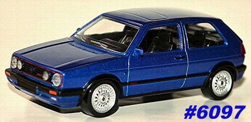 Volkswagen Golf II GTI (G60) 1990 blue-metallic 1/43 Norev NEW+boxed #6097 instant wheels